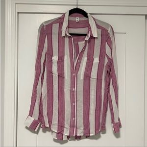 Striped Button Down Shirt